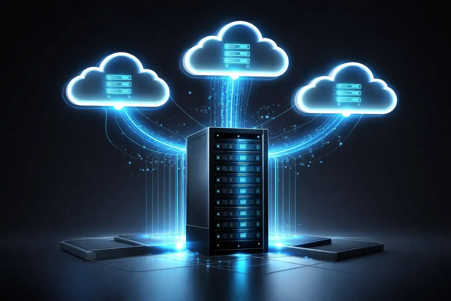 Data backup for small business websites with secure cloud storage to prevent data loss